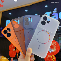 ** Ốp Reno 14F dẻo nhám giả magsafe