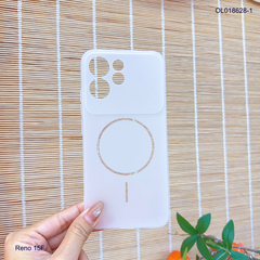 ** Ốp Reno 15F dẻo nhám giả magsafe