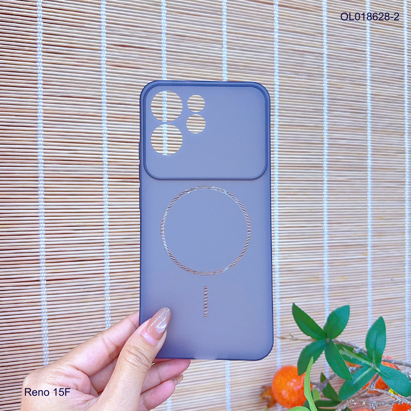** Ốp Reno 15F dẻo nhám giả magsafe