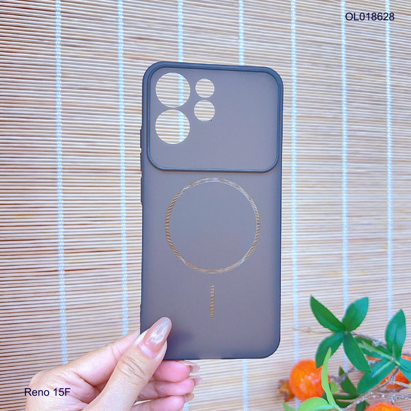 ** Ốp Reno 15F dẻo nhám giả magsafe