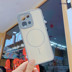 Ốp Oppo A6 Pro nhám hai màu giả magsafe