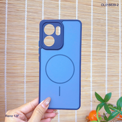 Ốp Reno 13F nhám hai màu giả magsafe