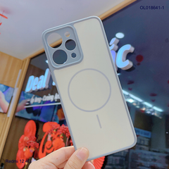 Ốp Xiaomi Redmi 12 4G nhám hai màu giả magsafe