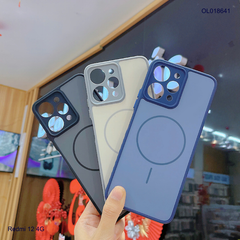 Ốp Xiaomi Redmi 12 4G nhám hai màu giả magsafe