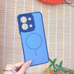 Ốp Xiaomi Redmi 15C nhám hai màu giả magsafe