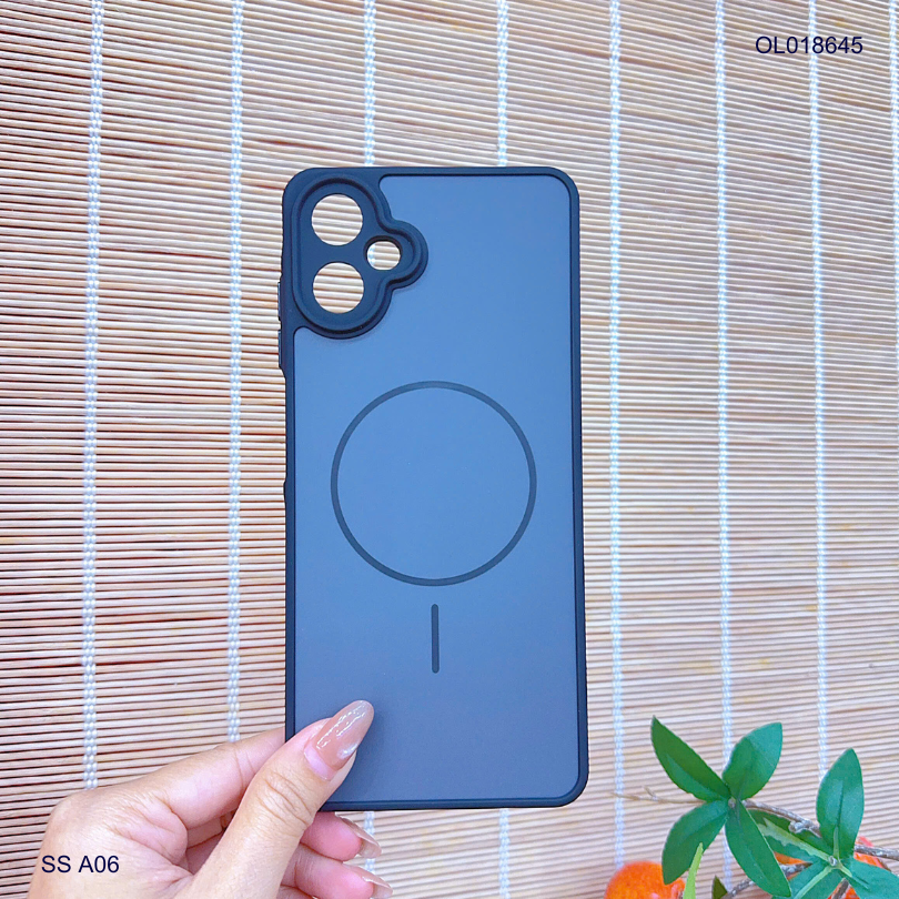 Ốp SS A06 nhám hai màu giả magsafe