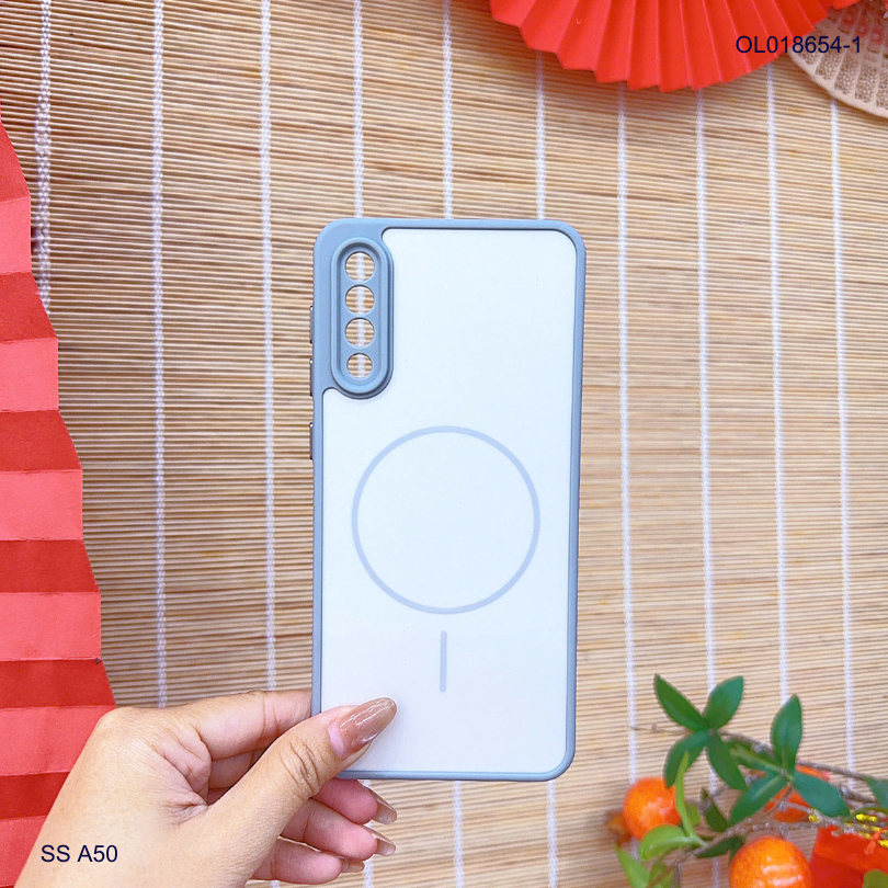 Ốp SS A50 nhám hai màu giả magsafe