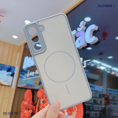 Ốp SS S21 Fe nhám hai màu giả magsafe