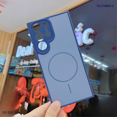 Ốp SS S22 Ultra nhám hai màu giả magsafe