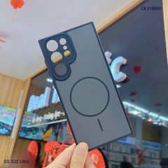 Ốp SS S22 Ultra nhám hai màu giả magsafe