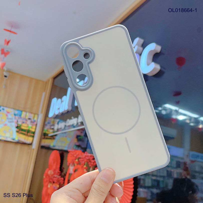 Ốp SS S26 Plus nhám hai màu giả magsafe