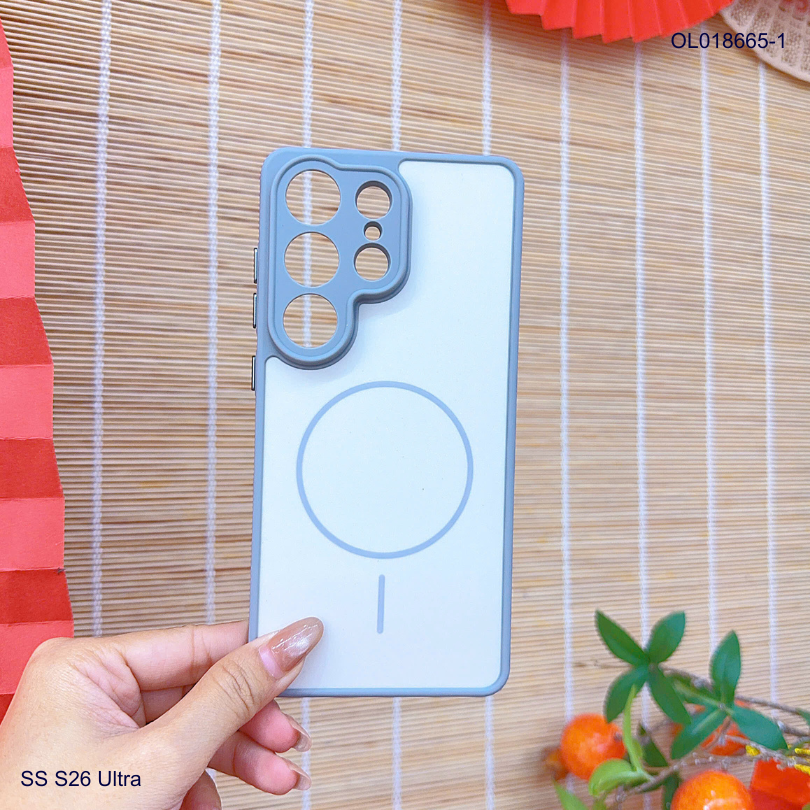 Ốp SS S26 Ultra nhám hai màu giả magsafe