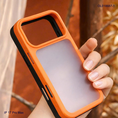 Ốp IP 17 Pro Max Likgus nhám viền màu