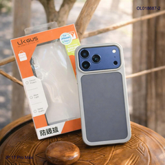 Ốp IP 17 Pro Max Likgus nhám viền màu