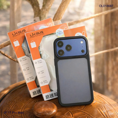 Ốp IP 17 Pro Max Likgus nhám viền màu