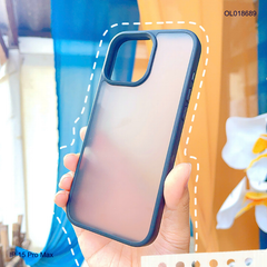 Ốp IP 15 Pro Max Likgus nhám viền màu