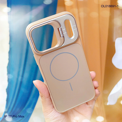 ** Ốp IP 17 Pro Max nhám AG magsafe camera giá đỡ