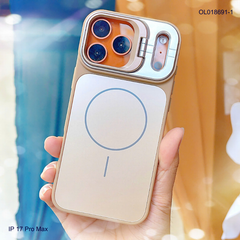 ** Ốp IP 17 Pro Max nhám AG magsafe camera giá đỡ