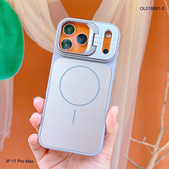 ** Ốp IP 17 Pro Max nhám AG magsafe camera giá đỡ