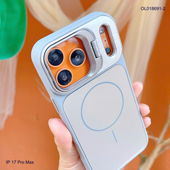 ** Ốp IP 17 Pro Max nhám AG magsafe camera giá đỡ