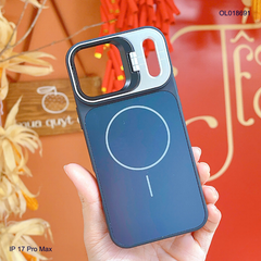 ** Ốp IP 17 Pro Max nhám AG magsafe camera giá đỡ