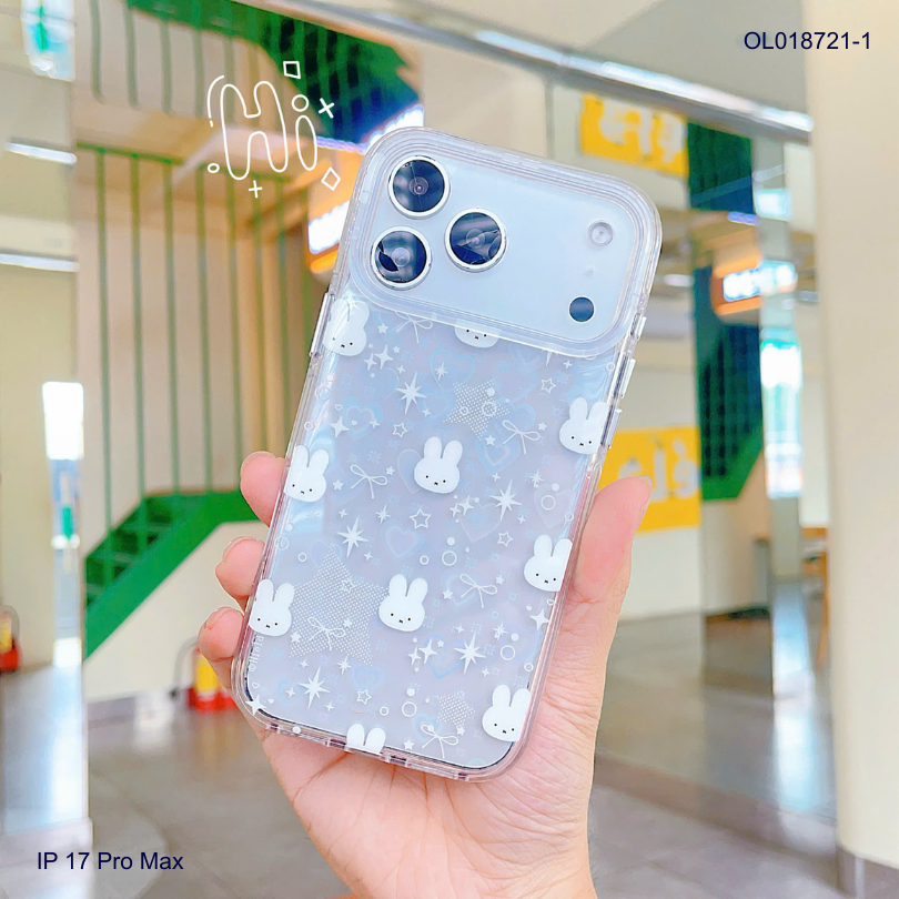 Ốp IP 17 Pro Max nhiều mặt thỏ Miffy
