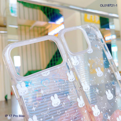 Ốp IP 17 Pro Max nhiều mặt thỏ Miffy