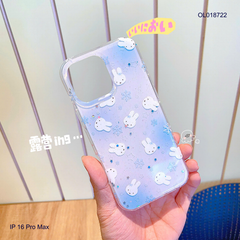 Ốp IP 16 Pro Max nhiều mặt thỏ Miffy