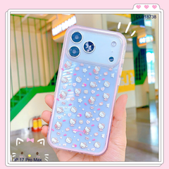 Ốp IP 17 Pro Max lưng trong viền 2 lớp nhiều Kitty