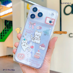 Ốp IP 17 Pro Max dẻo trong nhiều hình