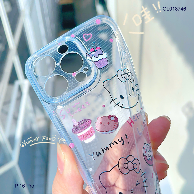 Ốp IP 16 Pro dẻo trong nhiều hình
