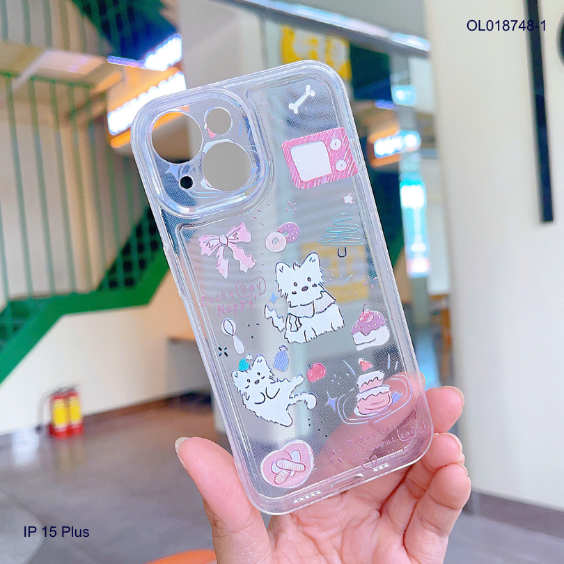 Ốp IP 15 Plus dẻo trong nhiều hình