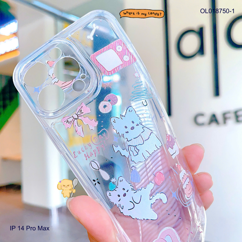 Ốp IP 14 Pro Max dẻo trong nhiều hình