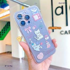 Ốp IP 14 Pro dẻo trong nhiều hình