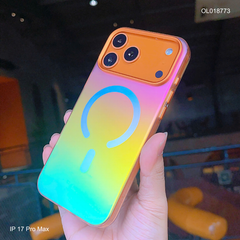 ** Ốp IP 17 Pro Max Keephone Rainbow lưng nhám gradient