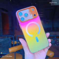 ** Ốp IP 17 Pro Max Keephone Rainbow lưng nhám gradient