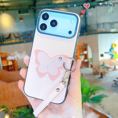 ** Ốp IP 17 Pro Max Duxducis Luvy da PU kèm dây
