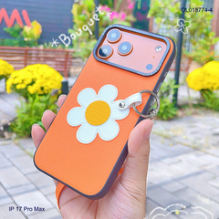 ** Ốp IP 17 Pro Max Duxducis Luvy da PU kèm dây