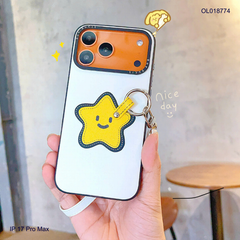 ** Ốp IP 17 Pro Max Duxducis Luvy da PU kèm dây