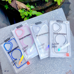 ** Ốp IP 17 Likgus nhám Magsafe viền lưng và camera màu