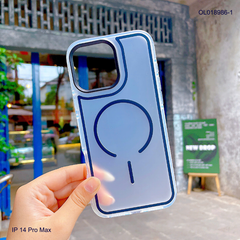 ** Ốp IP 14 Pro Max Likgus nhám Magsafe viền lưng và camera màu
