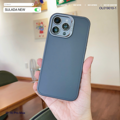 ** Ốp IP 16 Pro Max Sulada nhám viền màu