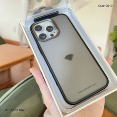 ** Ốp IP 16 Pro Max Sulada nhám viền màu