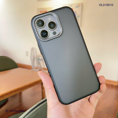 ** Ốp IP 16 Pro Max Sulada nhám viền màu