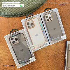 ** Ốp IP 16 Pro Max Sulada nhám viền màu