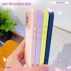 ** Ốp IP 16 Pro silicon camera mica