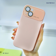 ** Ốp IP 15 6.1 silicon camera mica