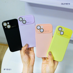 ** Ốp IP 15 6.1 silicon camera mica