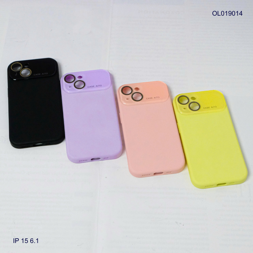 ** Ốp IP 15 6.1 silicon camera mica