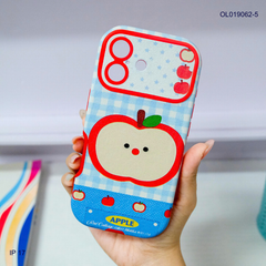 ** Ốp IP 17 vân da viền màu